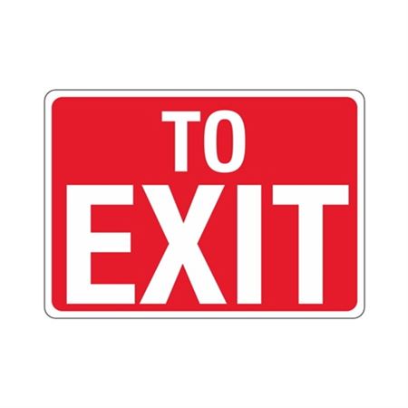 To Exit Sign